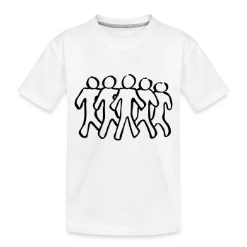 Esprit d'équipe - T-shirt bio Premium Enfant - blanc - Devant