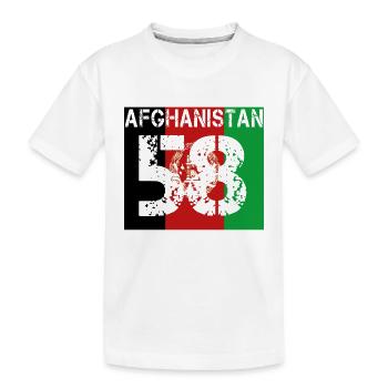 AFGHANISTAN Football Club team party em wm 58 - Kids' Premium Organic T-Shirt - white - Front