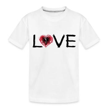 Love Home Home Roots Home Country Pride Albania png - Kids' Premium Organic T-Shirt - white - Front