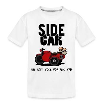 side TRIP - Kids' Premium Organic T-Shirt - white - Front