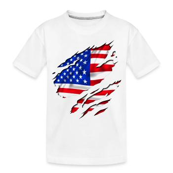 america design united - T-shirt bio Premium Enfant - blanc - Devant