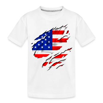 america design united - T-shirt bio Premium Enfant - blanc - Devant