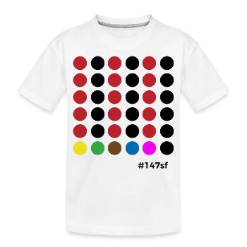 Snooker # 147sf - T-shirt bio Premium Enfant - blanc - Devant