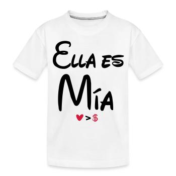 ella_es_mia - Kinder Premium Bio T-Shirt - Weiß - Vorne