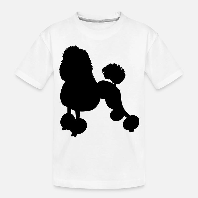 caniche - T-shirt bio Premium Enfant - blanc