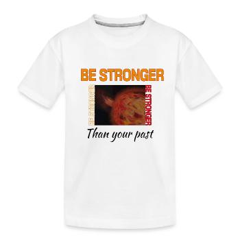 Sonnensturm-Zentralstar - Kinder Premium Bio T-Shirt - Weiß - Vorne