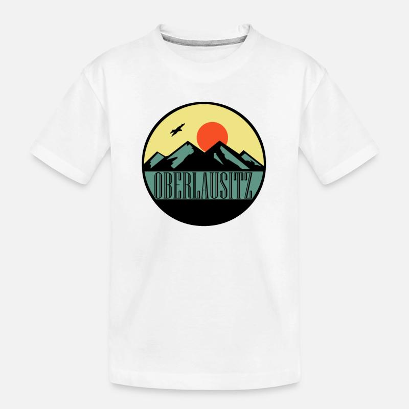 Oberlausitz - Kinder Premium Bio T-Shirt - Weiß