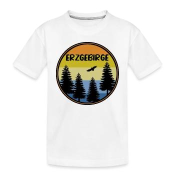 Erzgebirge - Kinder Premium Bio T-Shirt - Weiß - Vorne