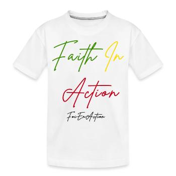 Foi En Action - T-shirt bio Premium Enfant - blanc - Devant