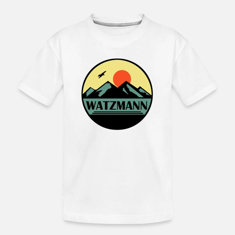 Watzmann - Kinder Premium Bio T-Shirt - Weiß