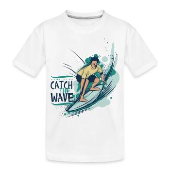 Wassersport - Kinder Premium Bio T-Shirt - Weiß - Vorne