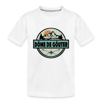 Dôme de Gouter - T-shirt bio Premium Enfant - blanc - Devant