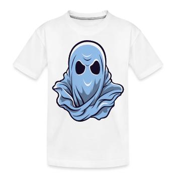 Logo fantôme - T-shirt bio Premium Enfant - blanc - Devant