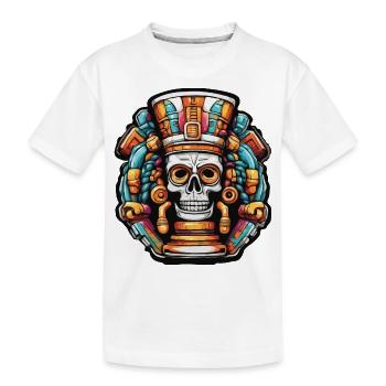 Maya / Haute Culture / Pérou / Calendrier Maya / Motif - T-shirt bio Premium Enfant - blanc - Devant