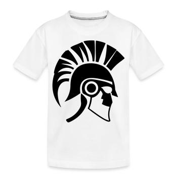 Sparta Spartan Warrior - Kids' Premium Organic T-Shirt - white - Front