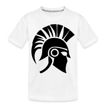 Sparta Spartan Warrior - Kids' Premium Organic T-Shirt - white - Front