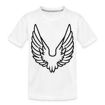 Ailes d'ange - T-shirt bio Premium Enfant - blanc - Devant