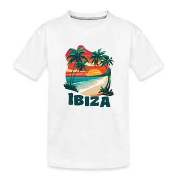 Ibiza - T-shirt bio Premium Enfant - blanc - Devant