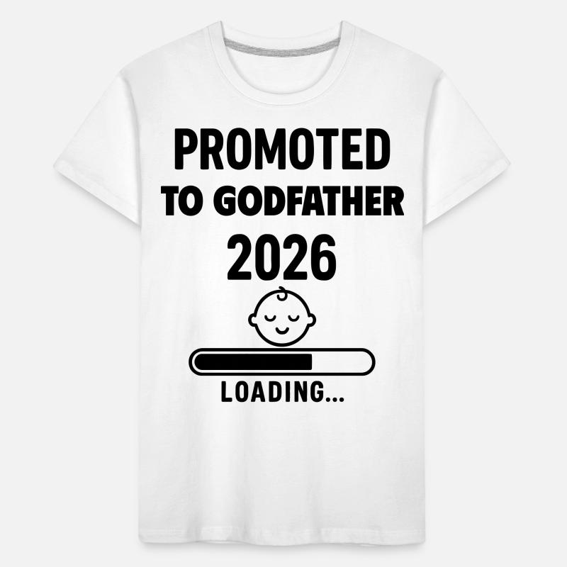 Annonce de grossesse Bientôt parrain T-shirt bio Premium Enfant
