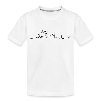 Lyon Horizon - T-shirt bio Premium Enfant - blanc - Devant