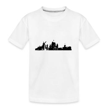 Potsdam - Kinder Premium Bio T-Shirt - Weiß - Vorne