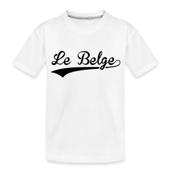 Le Belge - T-shirt bio Premium Enfant - blanc - Devant