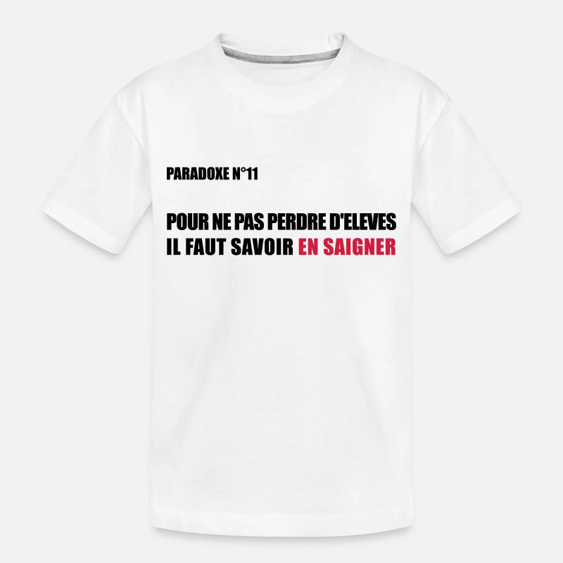 PARADOXE EN SAIGNANT - T-shirt bio Premium Enfant - blanc