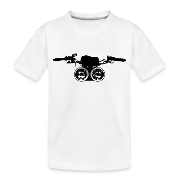 speedy - Kinder Premium Bio T-Shirt - Weiß - Vorne