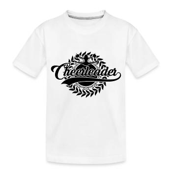 Cheerleader - Kinder Premium Bio T-Shirt - Weiß - Vorne