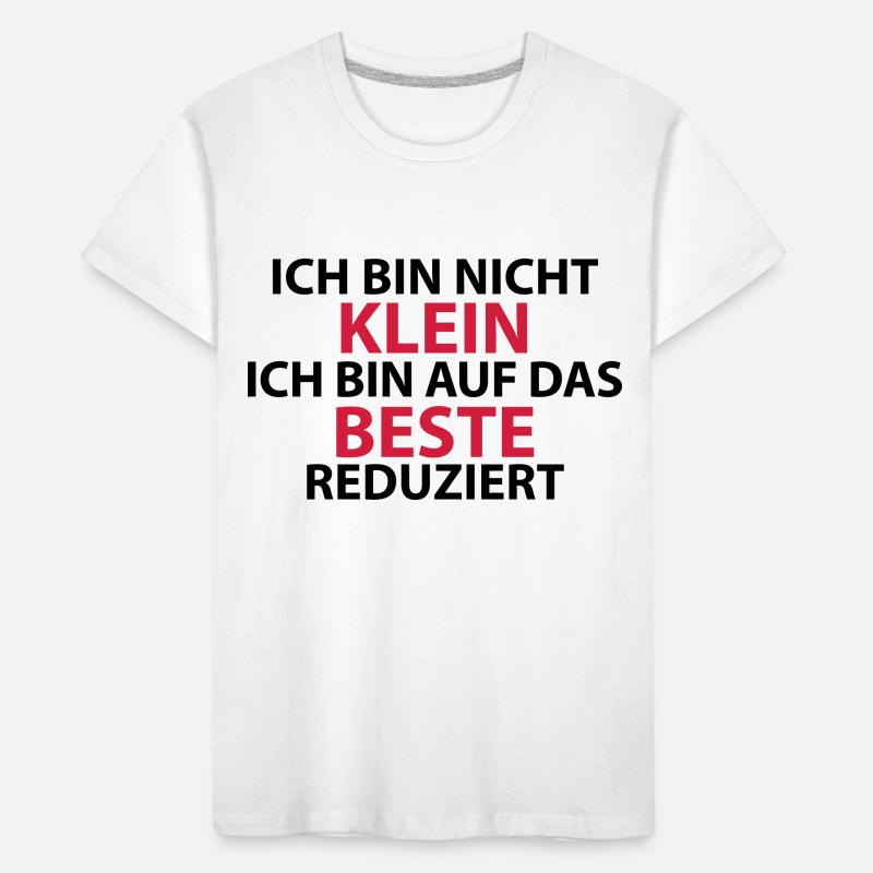 Ich bin nicht klein Kinder Premium Bio T-Shirt
