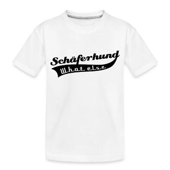 Schäferhund - Kinder Premium Bio T-Shirt - Weiß - Vorne