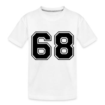 68 - Kinder Premium Bio T-Shirt - Weiß - Vorne