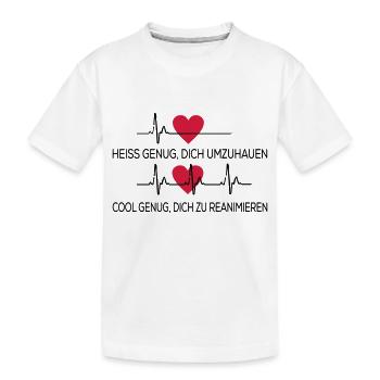 Medizin - Kinder Premium Bio T-Shirt - Weiß - Vorne