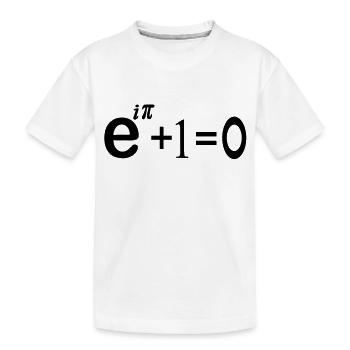 équation de pi ei - T-shirt bio Premium Enfant - blanc - Devant