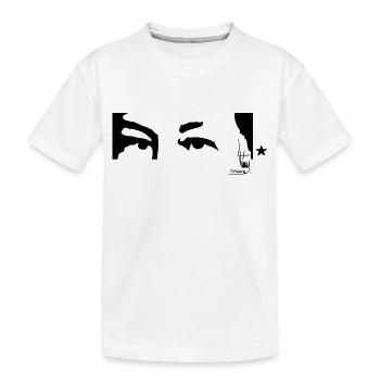 Chavez look - Kids' Premium Organic T-Shirt - white - Front