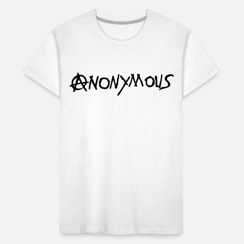 anarchy logo anonymous1 Kids' Premium Organic T-Shirt