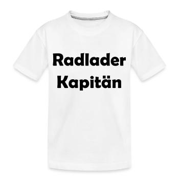 Capitaine de chargeuse sur pneus - T-shirt bio Premium Enfant - blanc - Devant