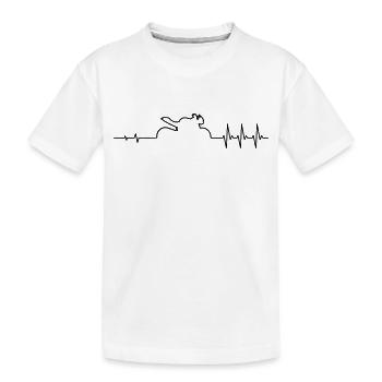 Puls street triple R - Kinder Premium Bio T-Shirt - Weiß - Vorne