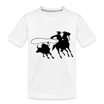 Cowboy - T-shirt bio Premium Enfant - blanc - Devant