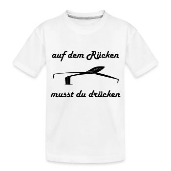 Segelflieger Modellflieger Kunstflug Geschenk - Kinder Premium Bio T-Shirt - Weiß - Vorne