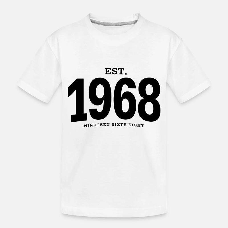 HNE. 1968 Nineteen Sixty Eight - T-shirt bio Premium Enfant - blanc