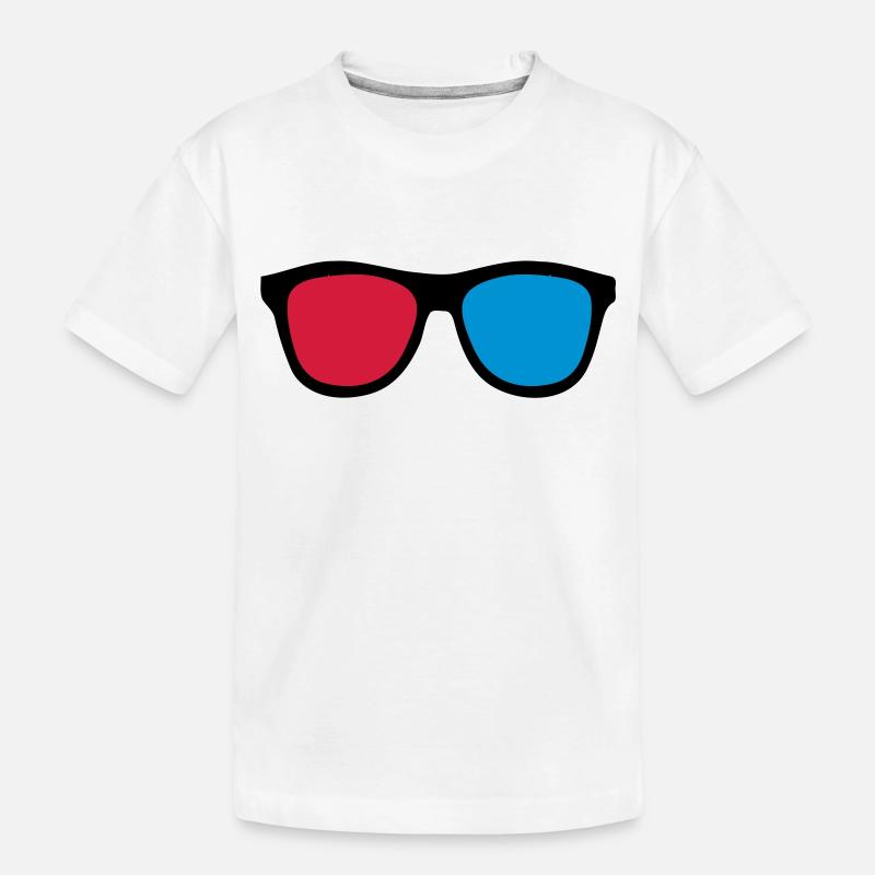 3D glasses - T-shirt bio Premium Enfant - blanc