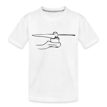 Drone rotor - T-shirt bio Premium Enfant - blanc - Devant