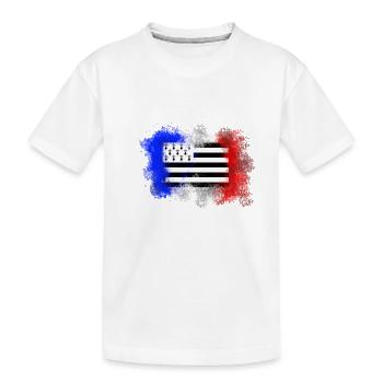 France Bretagne - T-shirt bio Premium Enfant - blanc - Devant