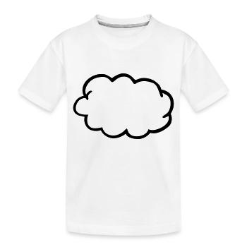 nuage - T-shirt bio Premium Enfant - blanc - Devant