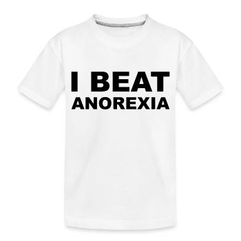 Anorexia - Kinder Premium Bio T-Shirt - Weiß - Vorne