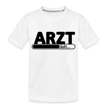 Arzt // Ärztin // Mediziner // Dr Doktorin Doktor - Kinder Premium Bio T-Shirt - Weiß - Vorne