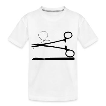 Chirurg - Kinder Premium Bio T-Shirt - Weiß - Vorne