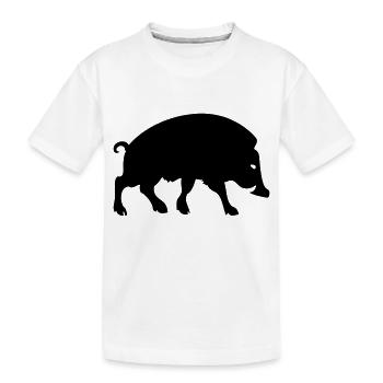 sanglier Arverne symbole gaulois celtique - T-shirt bio Premium Enfant - blanc - Devant