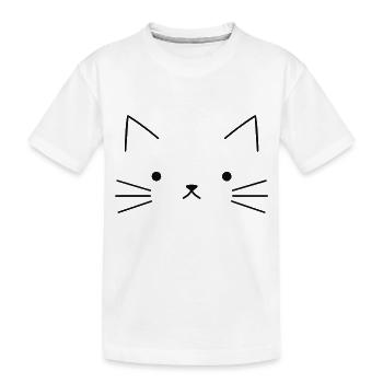 Conception de chats - T-shirt bio Premium Enfant - blanc - Devant
